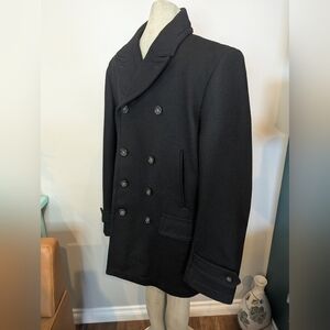Banana Republic Wool Pea Coat Mens Size XL New With Tags!